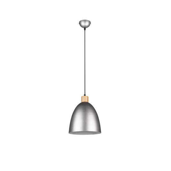 Trio Lighting Lámpara colgante 1xE27 40W níquel antiguo - Crea un ambiente acogedor