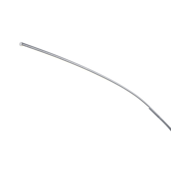Trio Lighting Eye-catching curved titanium floor lamp LED 18W DIM 3000K - Enhance your space with warm, inviting light