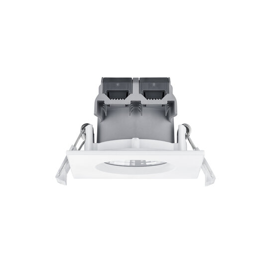 Trio Lighting Spot encastré carré IP65 budget blanc mat LED 1x5,5W DIM 3000K - Idéal pour les zones humides