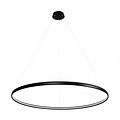 Kreislampe schwarz rund 38 W LED 120 cm 4000K
