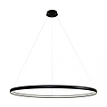 Lámpara circular negra redonda 38 W LED 120 cm 4000K