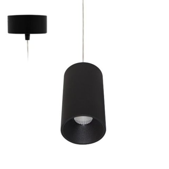 Indigo (Rexel) Pendelleuchte Zylinder 11W LED, 847 Lumen, 3000K warmweiß, Aluminiumguss