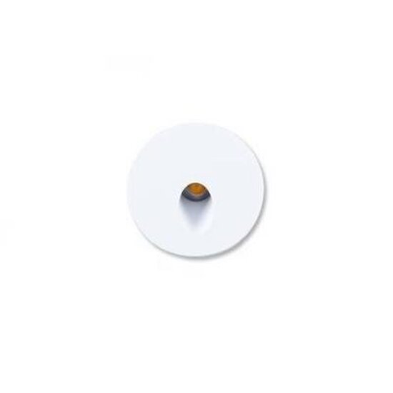Indigo built-in wall light LED white, round, 65mm diameter, 40mm height, 3.3W, 220 lumen, 3000K warm white, non-dimmable