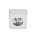 Indigo ceiling lamp LED square, white, 62x62 mm, 31 mm high, 5W, 310 lumens, 3000K warm white, non-dimmable