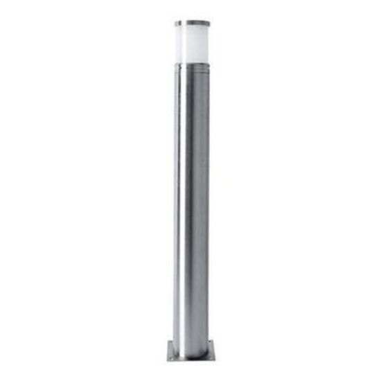 Indigo tuinpaal verlichting inox 304, grijs/zilver, 700mm hoog, Ø76-90mm, E27 fitting (lamp niet inbegrepen), IP44