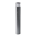 Borne lumineuse Indigo grise en inox 304, 600mm de haut, 102mm de large, culot E27 (ampoule non incluse), IP44