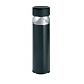 Indigo Turks P borne lumineuse LED 400mm haut, Ø112mm, 3W, 300 lumens, 3500K, IP66, argent