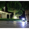 Indigo Turks ground spot LED black, round, 3W, 300 lumen, 3500K, IP66, 136mm high (spike 214mm)