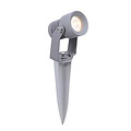 Indigo (Rexel) Grondspot LED 3W IP65 Grijs op Statief - 140 Lumen 4000K Niet Dimbaar