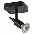 Fantasia Sonar II plafondlamp zwart, richtbare GU10-spot op stang, 5W LED 2700K 400 lumen, dimbaar, IP20