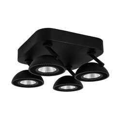 Fantasia NOOMI Spot dimbaar 4x7W 3000K satin zwart