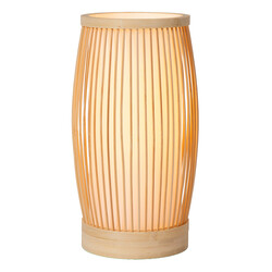 Lucide GARY - Tafellamp - Ø 15 cm - 1xE27 - Naturel - Essential