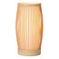 LUCIDE Lucide GARY - Lampe de Table - Ø 15 cm - 1xE27 - Naturel - Essentiel - Créez une atmosphère chaleureuse chez vous