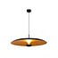 LUCIDE Lucide KENNETH - Hanglamp - Ø 80 cm - LED Dimb. - 1x22W 2700K - Zwart - Premium