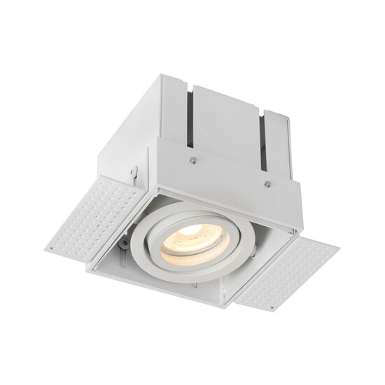 LUCIDE LUCIDE TRIMLESS - Inbouwspot - 1xGU10 - Wit - Perfecte verlichting voor elke ruimte