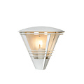 LUCIDE LUCIDE LIVIA - Lámpara de Pared Exterior - Perfecta para Espacios Exteriores Elegantes
