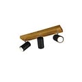 Trio matt black manoeuvrable ceiling spot 3xGU10 - Ideal for any space