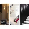 Indigo Applique LED carrée 5W haut/bas 100mm large - Idéale pour une ambiance chaleureuse