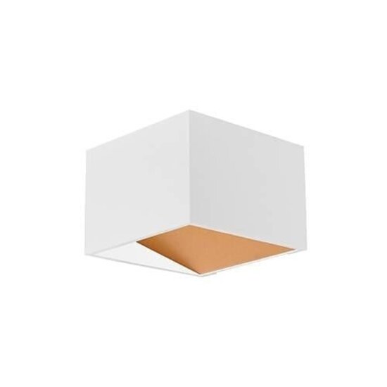 Indigo Wandleuchte LED quadratisch 5W oben/unten 100mm breit - Ideal für eine gemütliche Atmosphäre