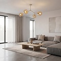 Emibig Emibig SPACE 4 MOKKA AMBER - Modern ceiling lamp for stylish lighting