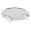 Fantasia Nysal round ceiling spotlight in white aluminium, 3 adjustable GU10 lights, dimmable, Ø350 x 117 mm