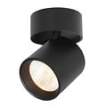 Fantasia Fantasia Oyo ronde richtbare LED-opbouwspot in zwart, 7.5W, 620 lumen, energieklasse G