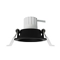 Fantasia Deep Deco Mini LED Einbaustrahler schwarz, 4,9W integrierte LED 2700K, dimmbar und schwenkbar, CRI >80, 220-240V