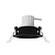 Fantasia Deep Deco Mini LED recessed spotlight adjustable black