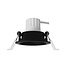 Fantasia Deep Deco Mini LED Einbaustrahler schwarz, 4,9W integrierte LED 2700K, dimmbar und schwenkbar, CRI >80, 220-240V
