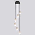 Emibig Emibig LOOP 6 BLACK - Scandinavische hanglamp voor elke ruimte