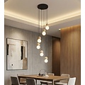 Emibig Emibig LOOP 6 BLACK - Scandinavian pendant lamp for any space