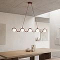 Emibig Emibig SINUS 5 BURGUNDY - Lampe suspendue moderne pour un éclairage élégant