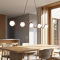 Emibig Emibig SINUS 5 BURGUNDY - Moderne Pendelleuchte für stilvolle Beleuchtung
