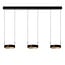LUCIDE Lucide RADIANT - Pendelleuchte - LED Dimmbar - CCT - 3x18,6W 2200K/3000K - Schwarz - Vibes - Schaffen Sie die perfekte Atmosphäre in Ihrem Interieur mit dieser dimmbaren Pendelleuchte.