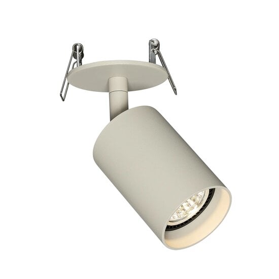 Fantasia TABOO spot semi-encastré de plafond avec 1 point lumineux, finition beige, pour l'éclairage intérieur