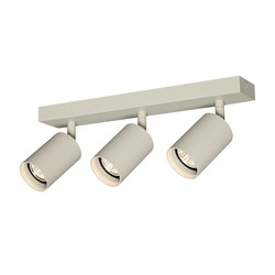 TABOO surface-mounted spotlight, 3 lights, beige finish