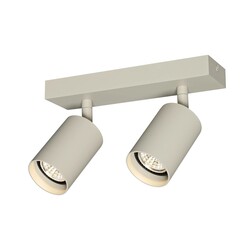 Taboo opbouwspot 2-lichts beige - Deco collectie