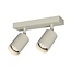 Fantasia Taboo surface-mounted spotlight with 2 light points in beige, from the Deco collection, bulb not included.