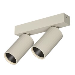 ORYX 2-lichts spot in beige - Deco collectie