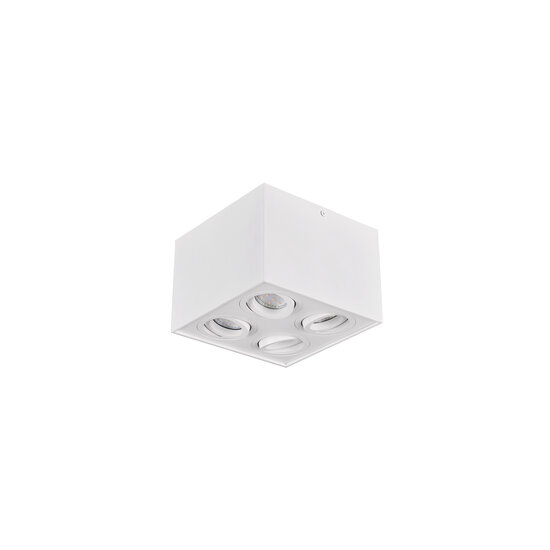 Trio Lighting Lámpara de techo 4 spots rotativa 4xGU10 blanca - Iluminación ideal para cualquier espacio