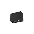 Trio Lighting Foco de techo dúo negro mate giratorio GU10 - Ideal para interiores modernos