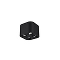 Trio Lighting Richtbare ronde mat zwart quartet plafondspot 4xGU10 - Perfecte verlichting voor elke ruimte