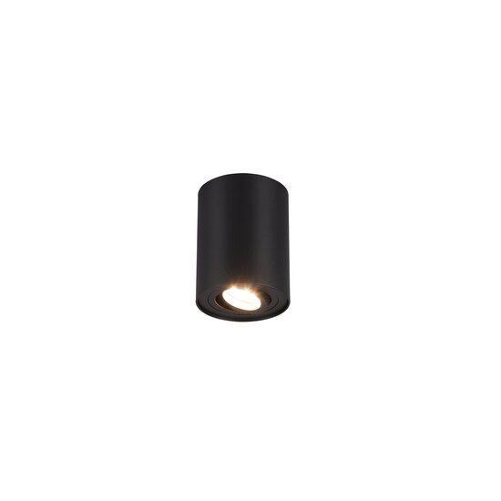 Trio Lighting Foco de techo único orientable redondo negro mate 1xGU10 - Iluminación perfecta para cualquier espacio