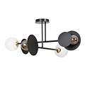 Emibig Emibig MINERVA 4 BLACK - Lámpara de techo moderna para una iluminación elegante