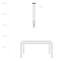 Emibig Emibig Aarhus 1 lamp black with transparent glass E14 hanging lamp 15 cm diameter - Ideal lighting for modern interiors