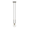 Emibig Emibig Aarhus 1 lamp black with transparent glass E14 hanging lamp 15 cm diameter - Ideal lighting for modern interiors