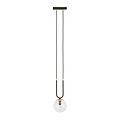 Emibig Emibig Aarhus 1 lamp zwart met doorzichtig glas E14 hanglamp 15 cm diameter - Perfecte verlichting voor elke ruimte