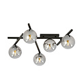 Emibig Emibig Ceiling lamp with 5 smoked bulbs E14 - Perfect for creating a cozy atmosphere