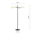 Emibig Emibig Floor lamp white and gold with falling leaf effect - Create a cozy ambiance in your home