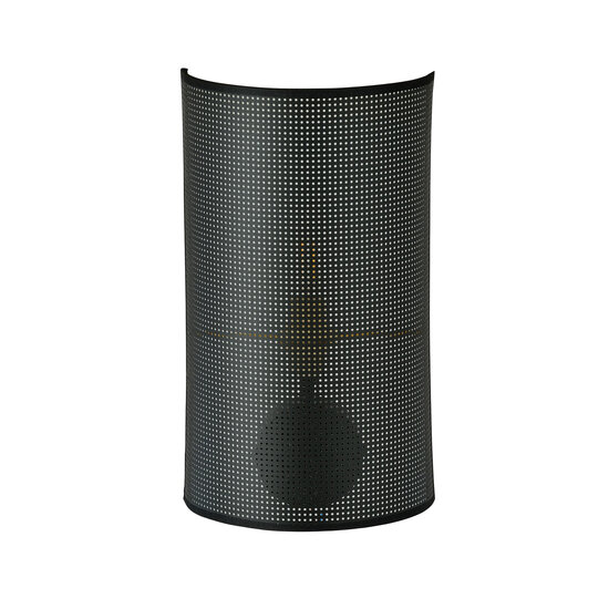 Emibig Emibig Skive black and gold wall lamp in metal 1x E14 - Ideal lighting for your bedroom